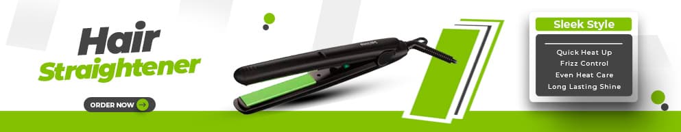Hair Straightener banner
