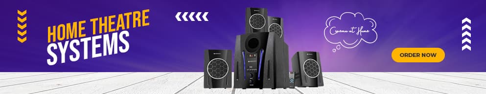 Home Theatre Systems banner