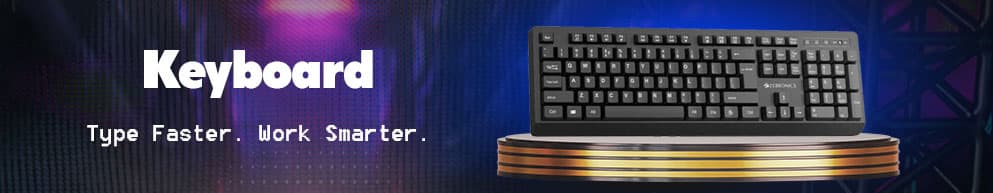 Keyboard banner