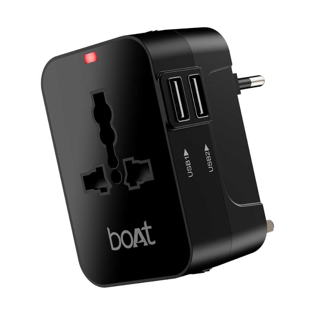 boAt Universal Travel Adapter C10 (Black)
