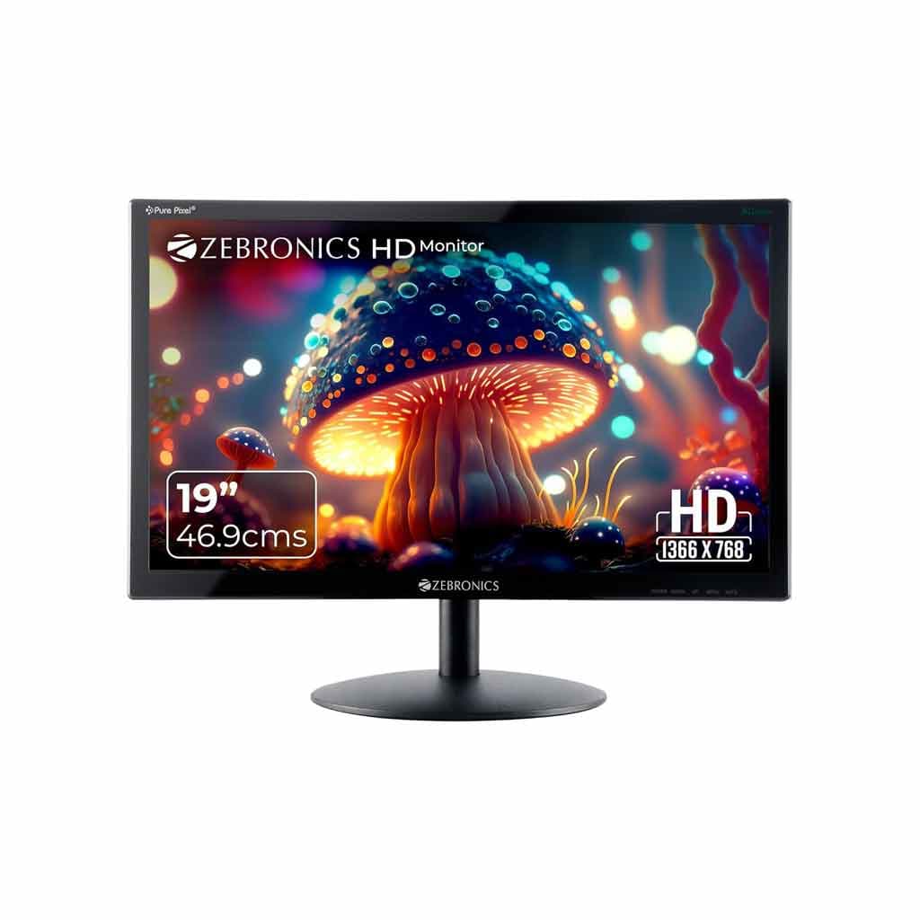 ZEBRONICS Zeb-V19Hd 18.5 Inch LED Monitor