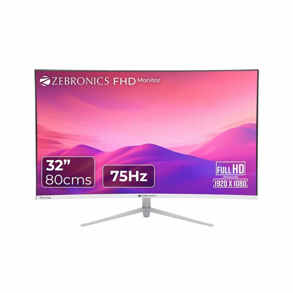ZEBRONICS AC32FHD 32 Inch Curved LED Monitor