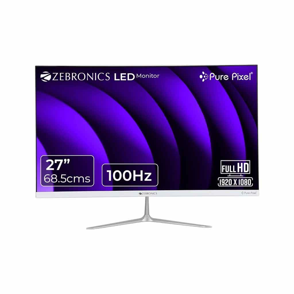 ZEBRONICS SA127 27 Inch Bezel-Less LED Monitor