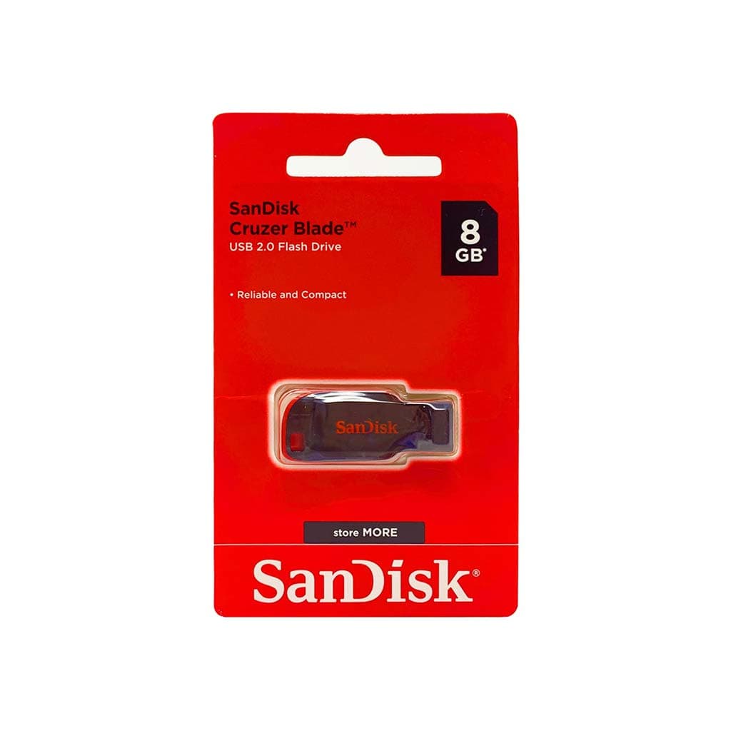 SanDisk Cruzer Blade 8GB USB 2.0 Pen Drive