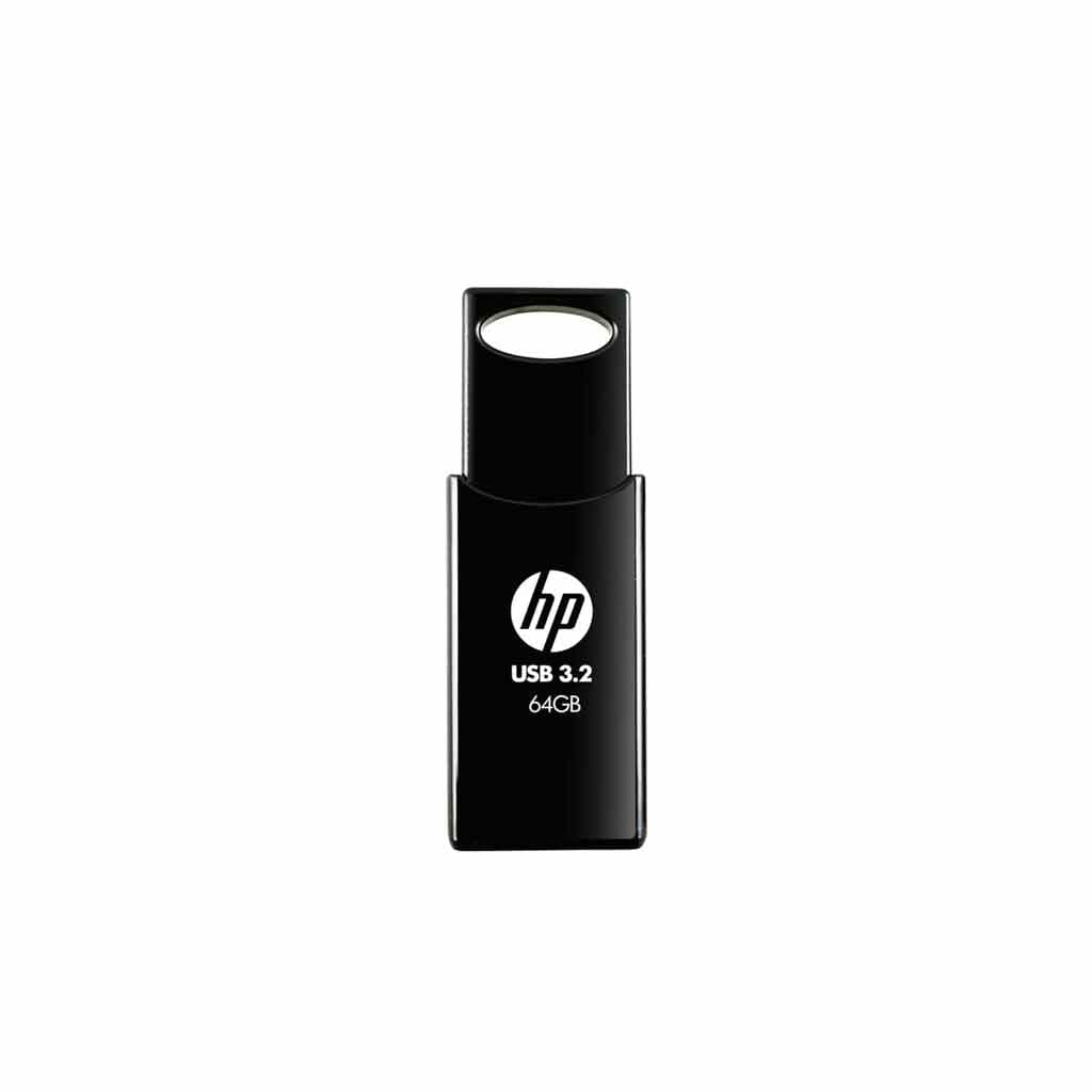 HP 712W 64GB USB 3.2 Flash Drive – Black