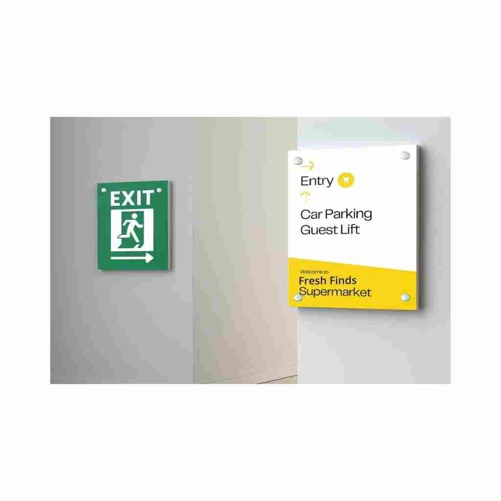 Wall Mount Signs – Square