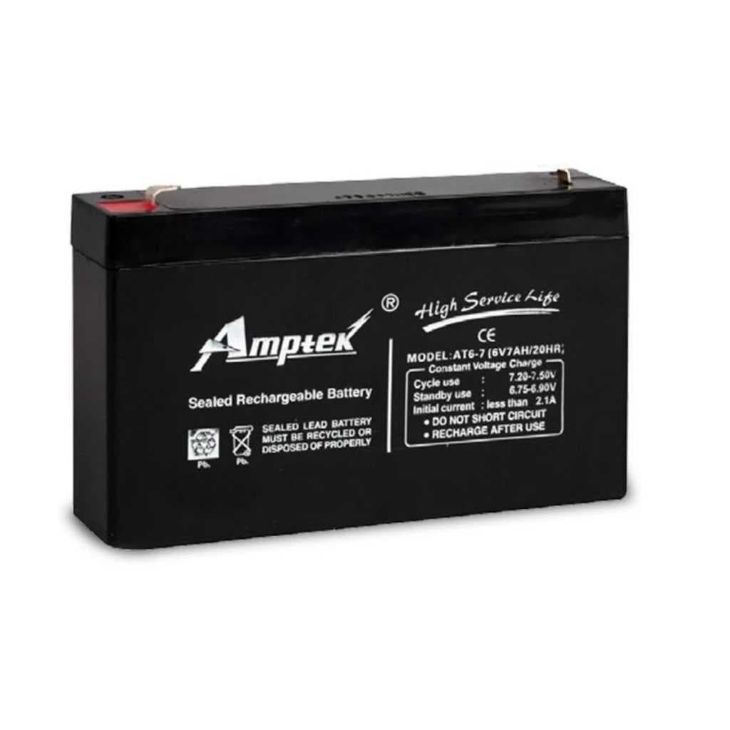 AMPTEK 6 Volts 7Ah AGM Solar Battery