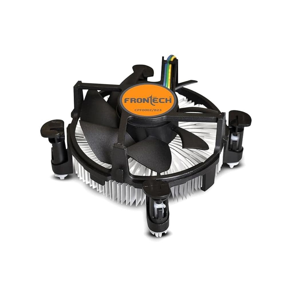 FRONTECH 775/1155 CPU Cooling Fan with Universal Socket & Heat Sink (CPF-0002, Black)