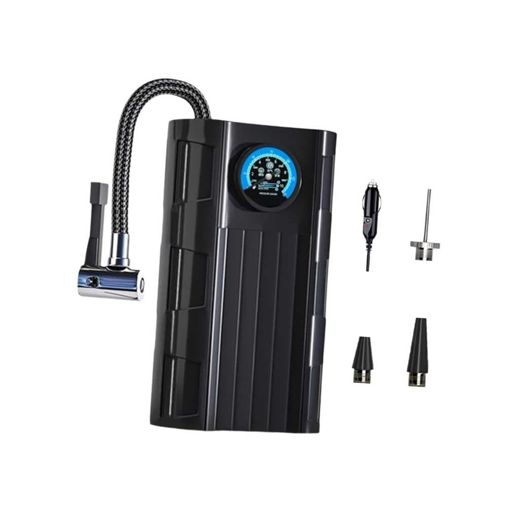 Portable Car Tire Inflator Air Compressor with Mechanical Pointer