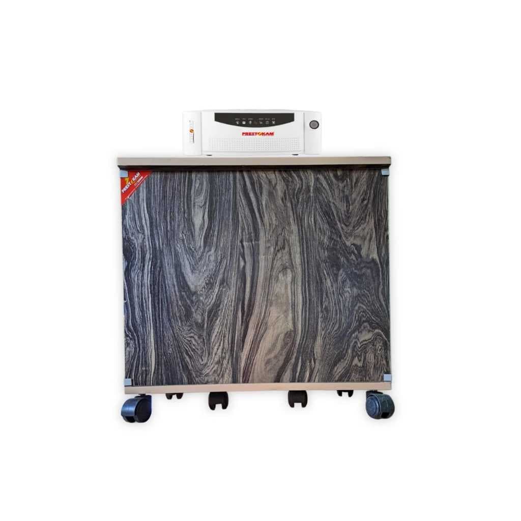 Wooden Inverter Battery Trolley Box Cabinet