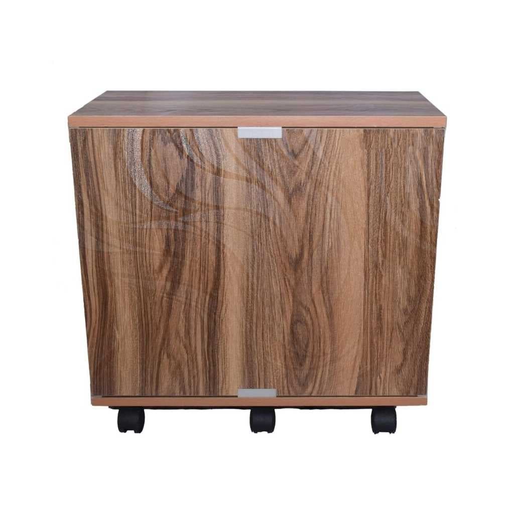 DrajTek Wooden Inverter Battery Trolley Cabinet with Battery Tray