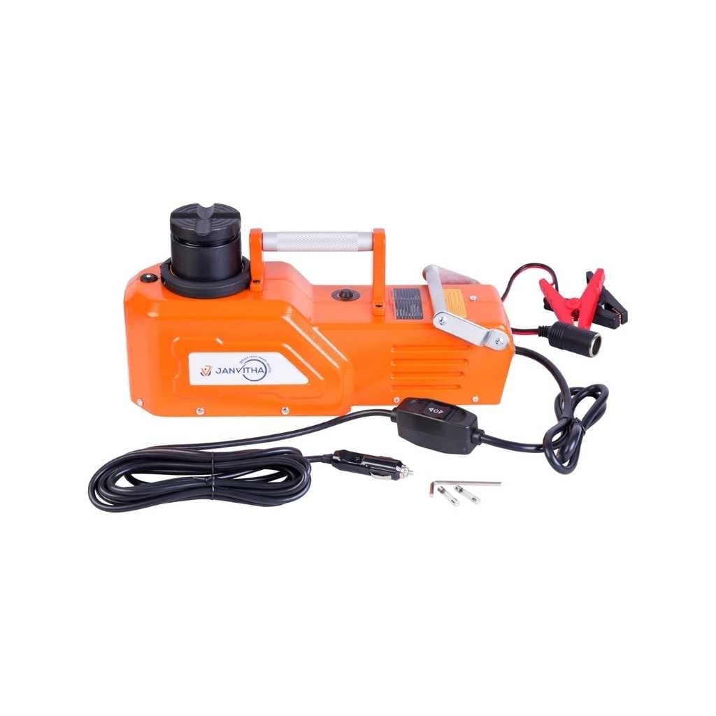 JANVITHA 12V DC Electric Hydraulic Vehicle Jack 10 Ton