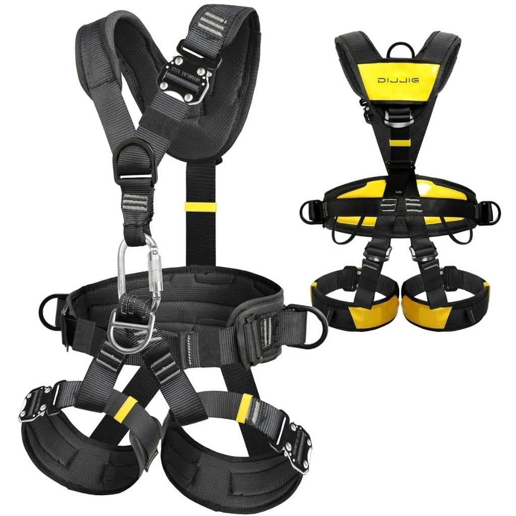 DIJJIG Professional Half Body Safety Climbing Belt