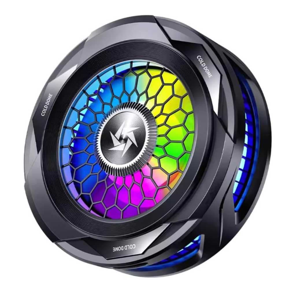 Drumstone RGB Gaming Phone Cooler – Magnetic Semiconductor Cooling Fan