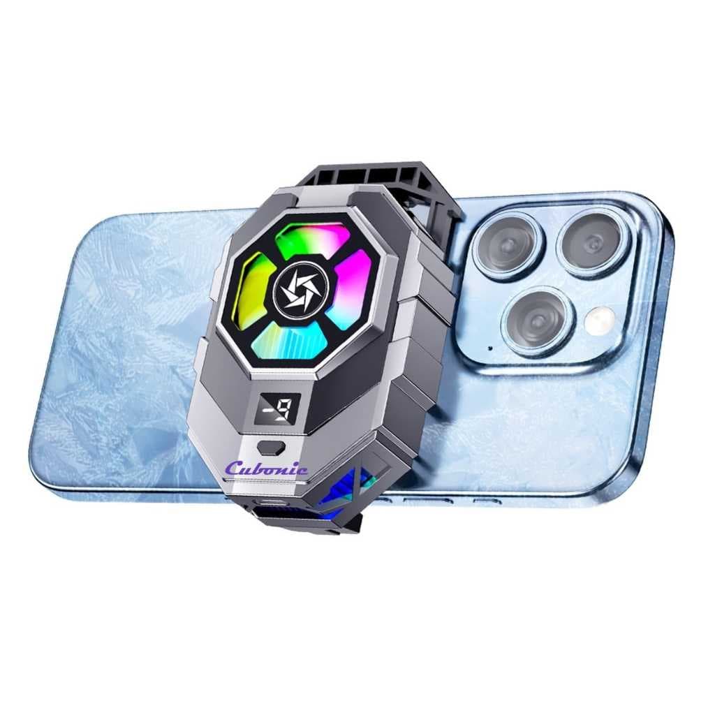 Cubonic SL-21 Mobile Cooling Fan RGB – Large Area Refrigerated Gaming Phone Cooler