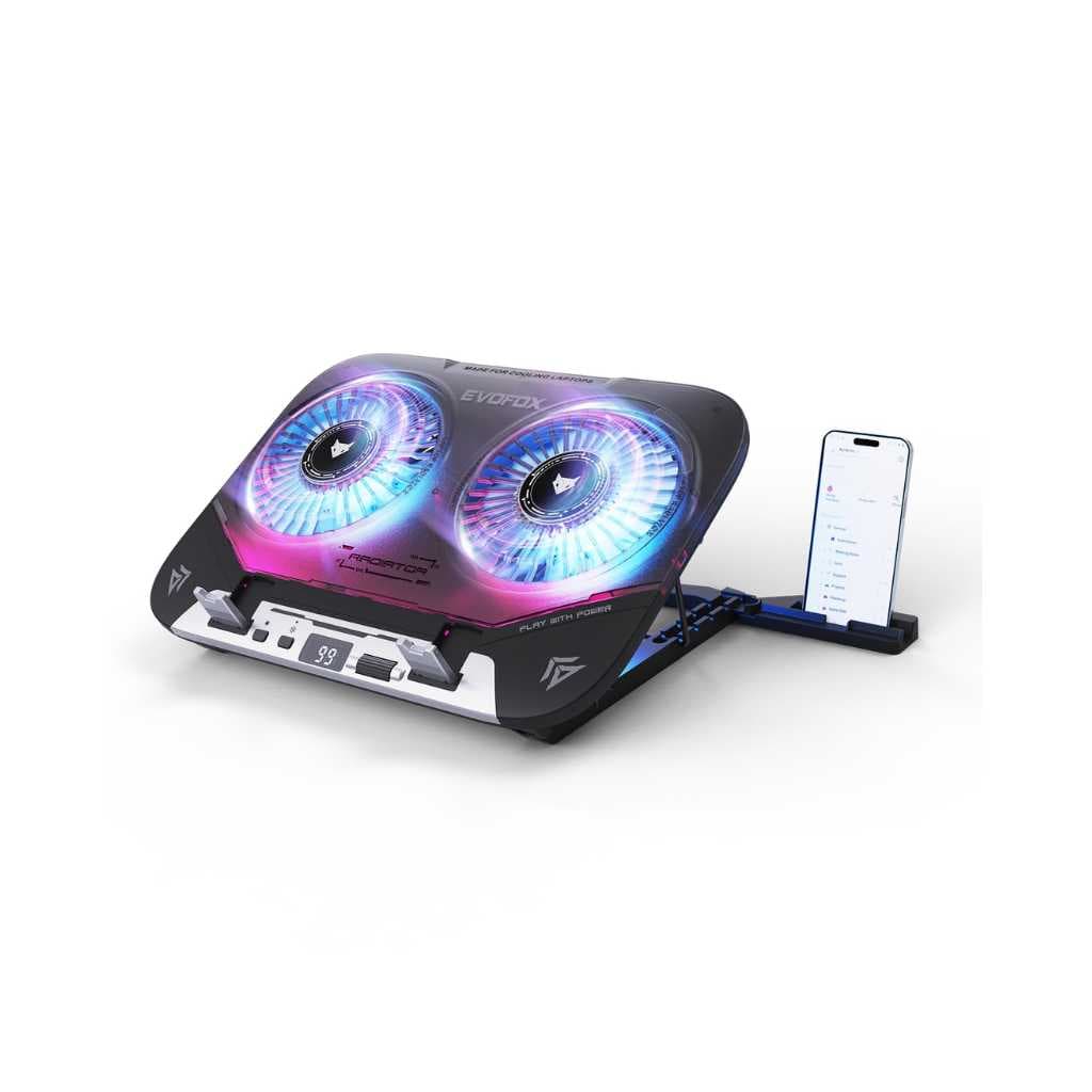 EvoFox Blizzard 2 Xtreme Laptop Cooling Pad with Dual Semiconductor Cooling