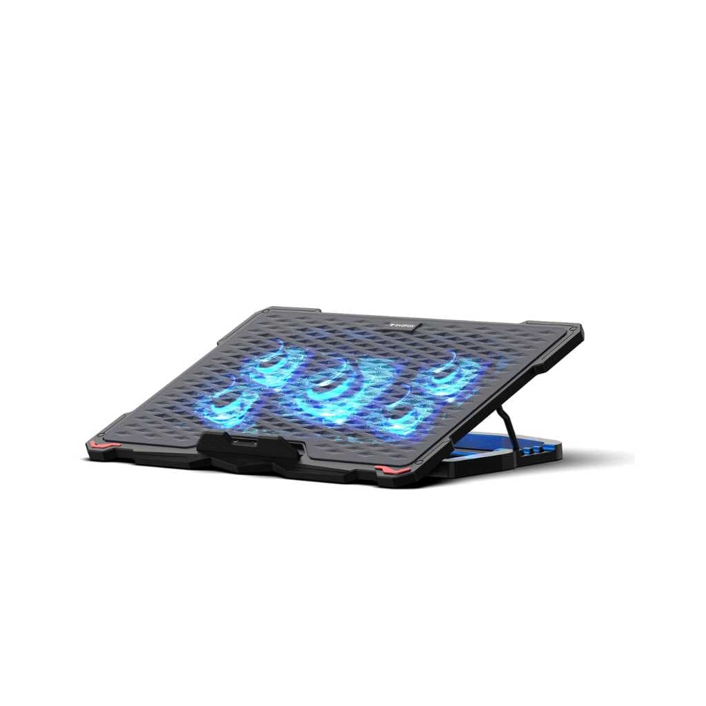 Amkette Typhoon Laptop Cooling Pad with 5 Adjustable Speed Fans