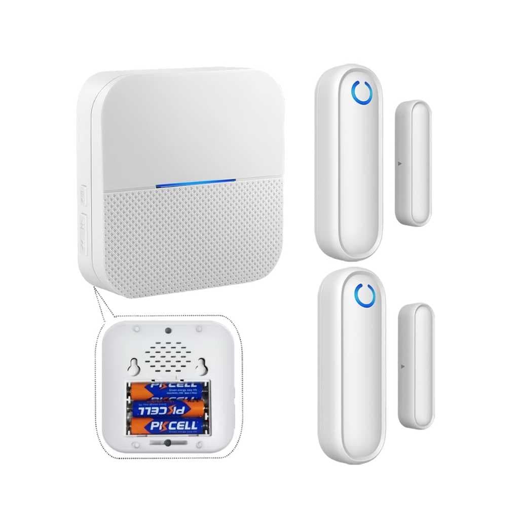 Portable Caregiver Pager Door Alarm with Portable Receiver