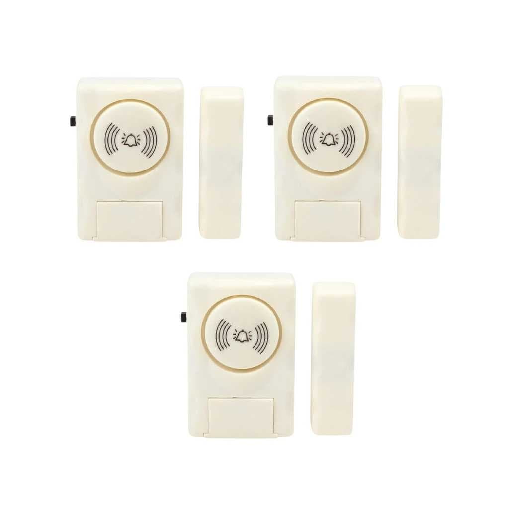 Pack of 3 Wireless Door Security Burglar Sensor Alarm