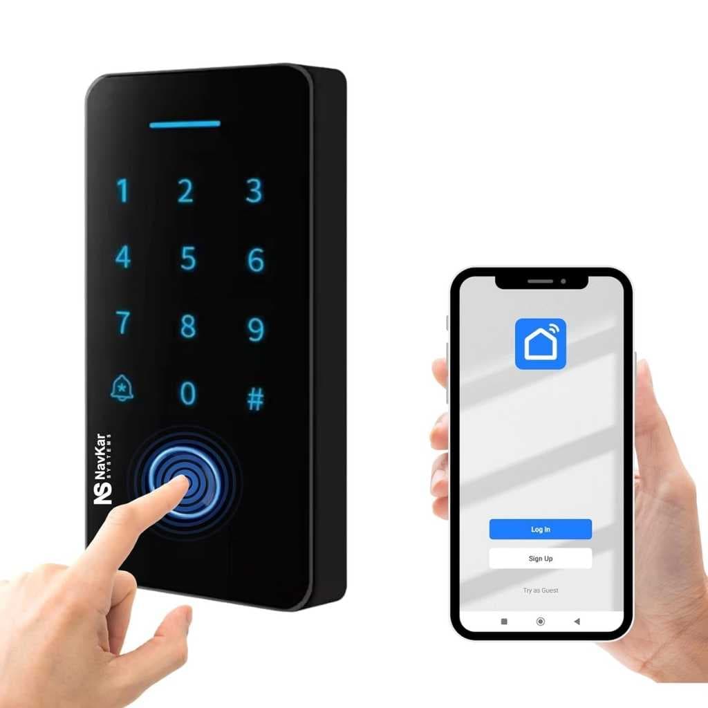 WB-02 Weatherproof Finger Card PIN Mobile App Access Control Panel