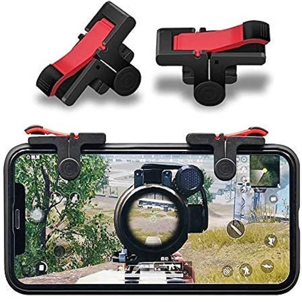 mrzoom Red & Black PUBG Mobile Gaming Trigger