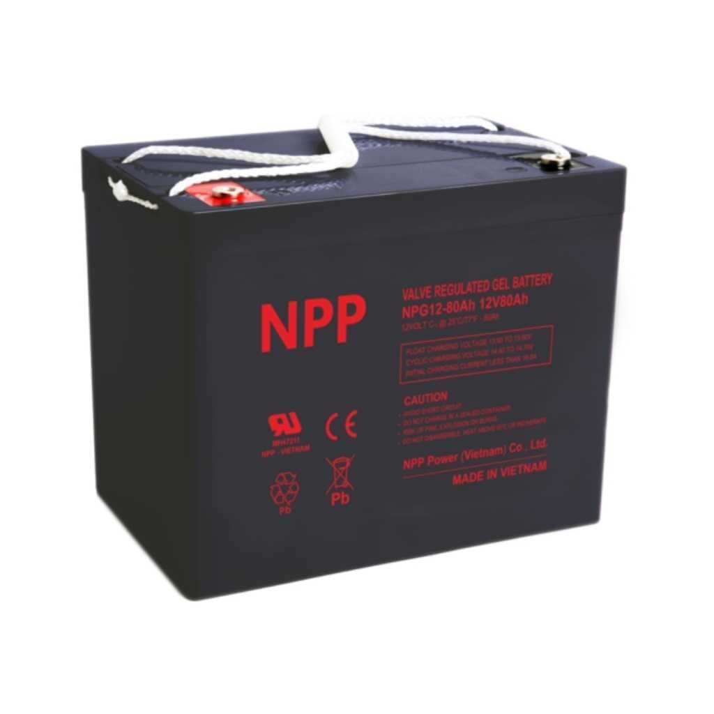 12V 80Ah Valve Regulated Gel Battery