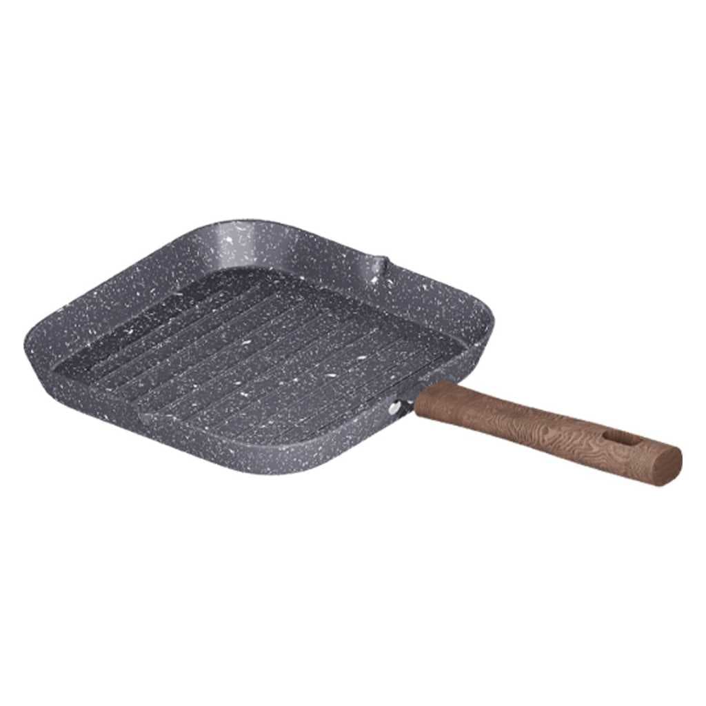 Lifelong LLCKG01 Aluminium Die Cast Grill Pan 24 CM (Grey)
