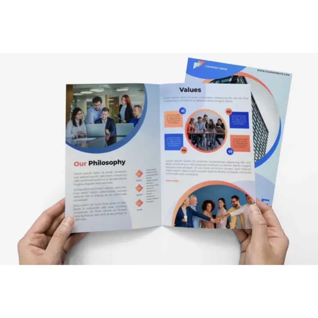 Half Fold DL Brochure – Standard Paper