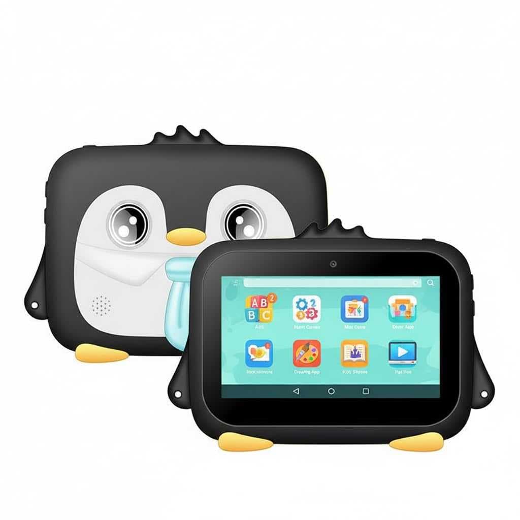 Kids Android Learning Tablet | 7" HD Display | Parental Control | Preloaded Apps | Wi-Fi | Shockproof Case (Black)