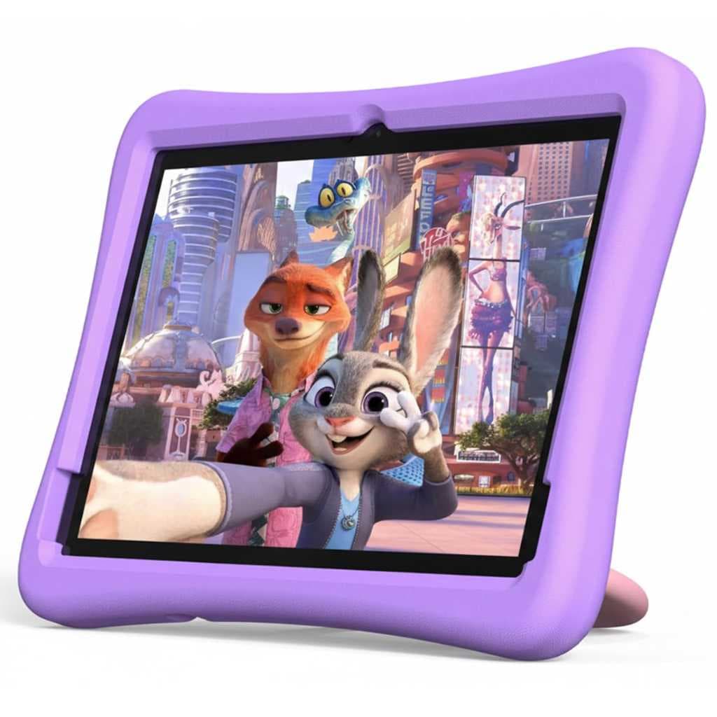 Plimpton Upgraded Android 15 Kids Tablet | 10 Inch | 4GB RAM + 64GB | Octa-Core | Parental Control | Shockproof Case