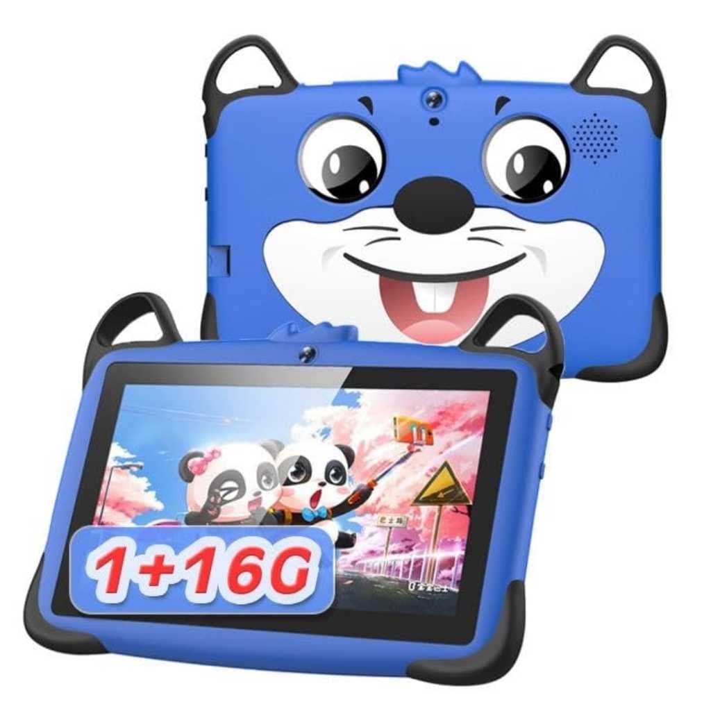 Kids Android Learning Tablet 7" HD Display (Blue, Wi-Fi, Parental Control)