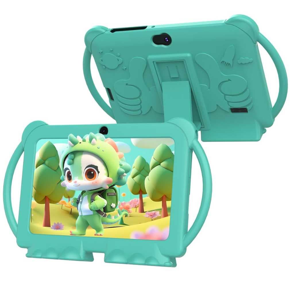 Kids Tablet 7" Android Tablet (4GB RAM + 32GB, Wi-Fi, Shockproof Case, Unisex)