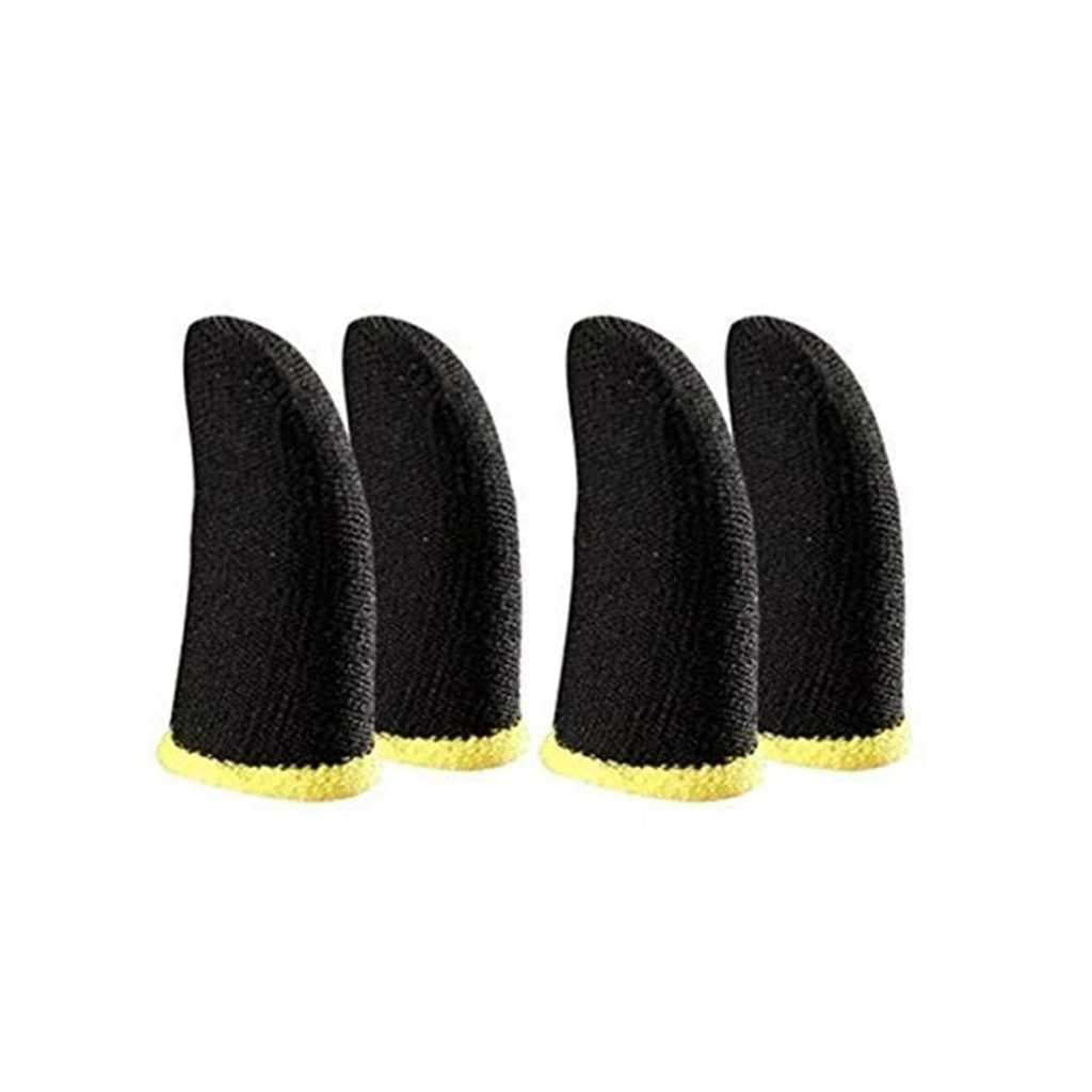 Mshine Gaming Finger Sleeve, Anti-Slip Sweatproof Breathable Washable Touch Screen Thumb Grip (5 Pair)