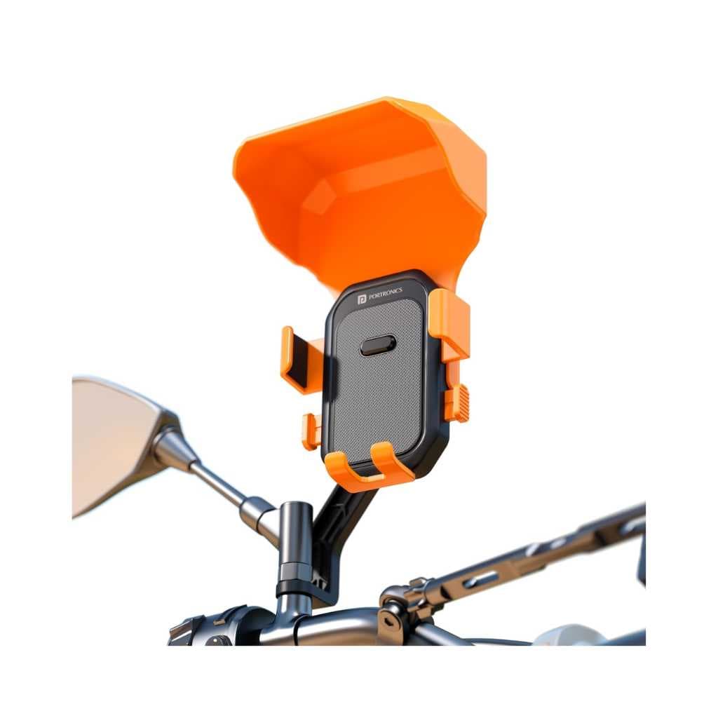 Portronics Mobike 5 Plus Mirror Mount Mobile Holder