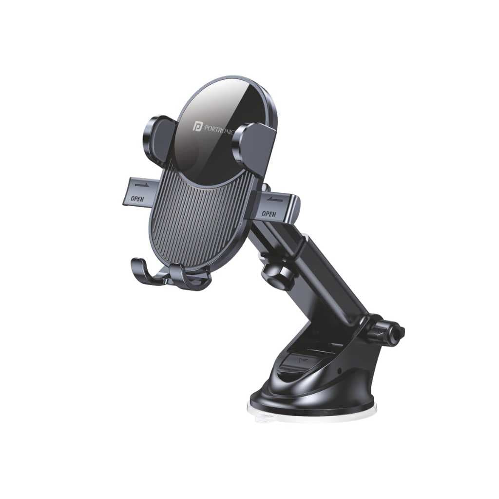 Portronics Clamp M3 Adjustable Car Mobile Phone Holder