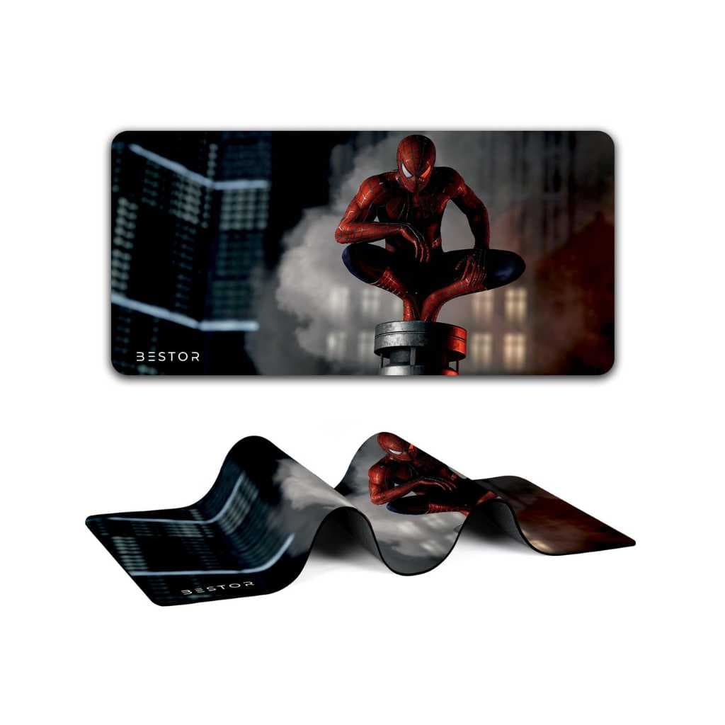 BESTOR Anime Series Spiderman Printed Gaming Mouse Pad