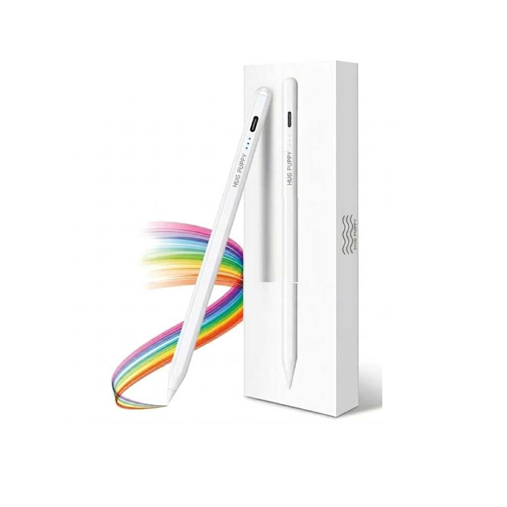 Hug Puppy Universal Rechargeable Fine Tip Stylus Pen(White)
