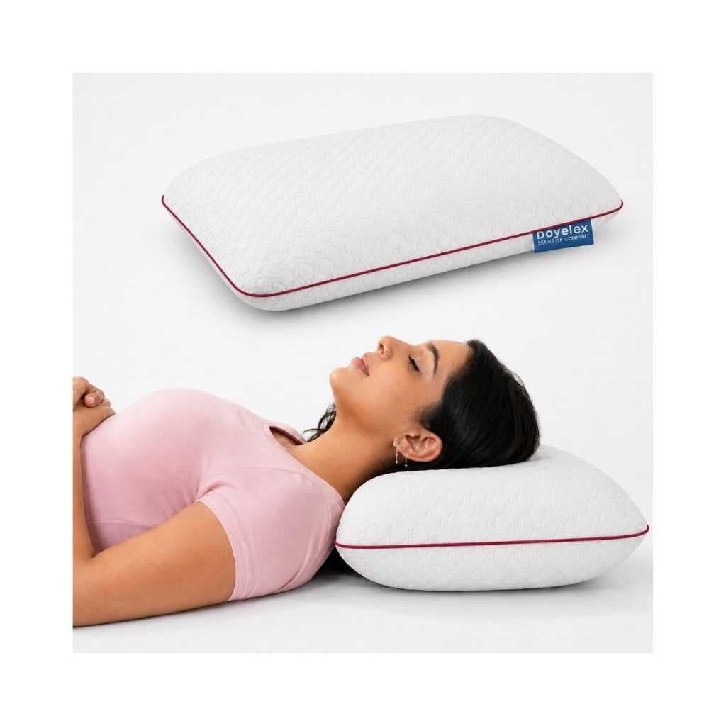 Doyelex Orthopaedic Memory Foam Pillow for Better Shoulder and Neck Support