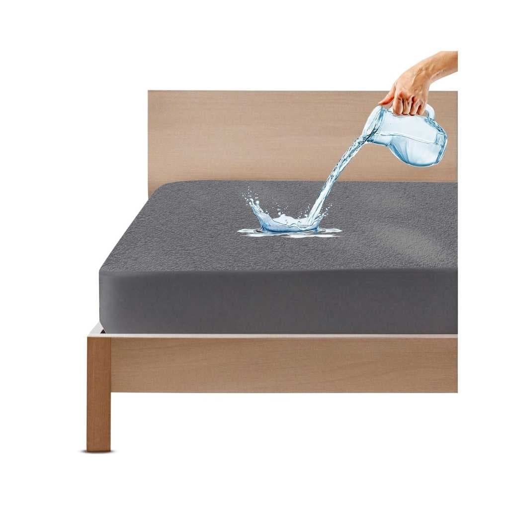 GADDA CO 100% Waterproof Premium Cotton Feel Mattress Protector King Size