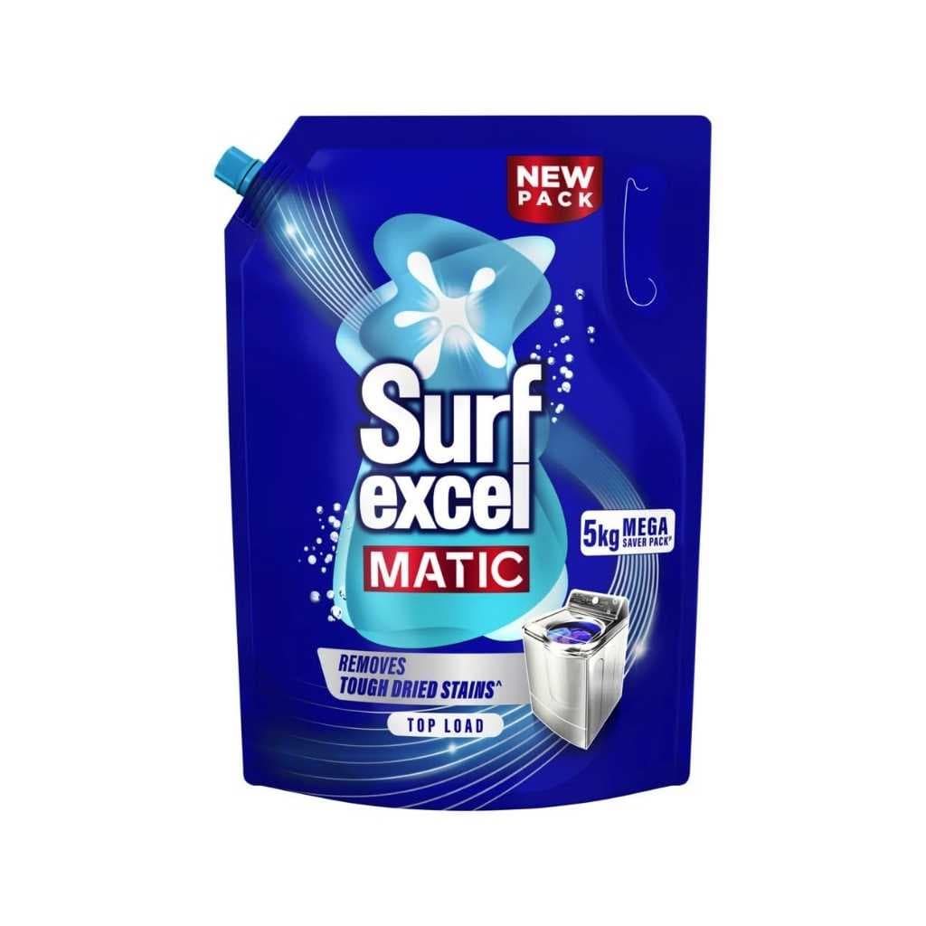 Surf Excel Matic Top Load Liquid Detergent Refill Pouch – 5 Kg