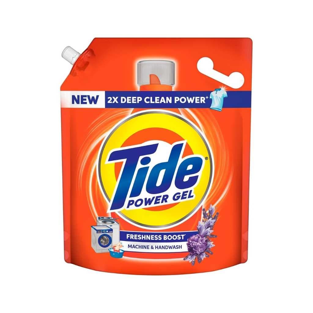 Tide Power Gel Liquid Detergent for Top Load & Front Load – 1 Kg