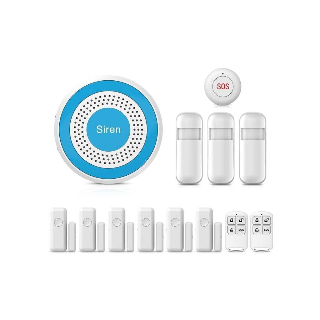 LWOHSI Smart Home Security Alarm Kit with Door/Window Sensors
