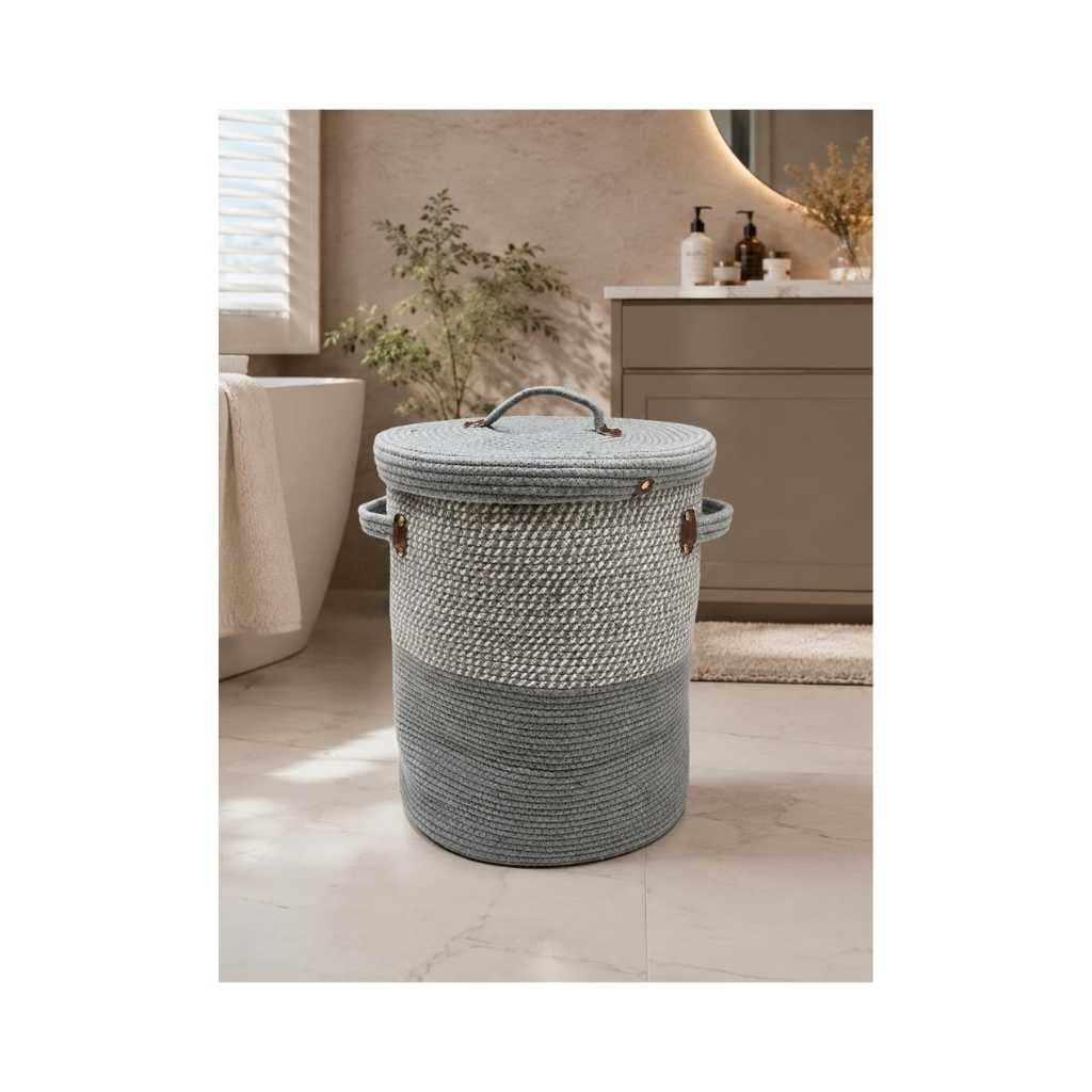 Jute Laundry Bag – Grey