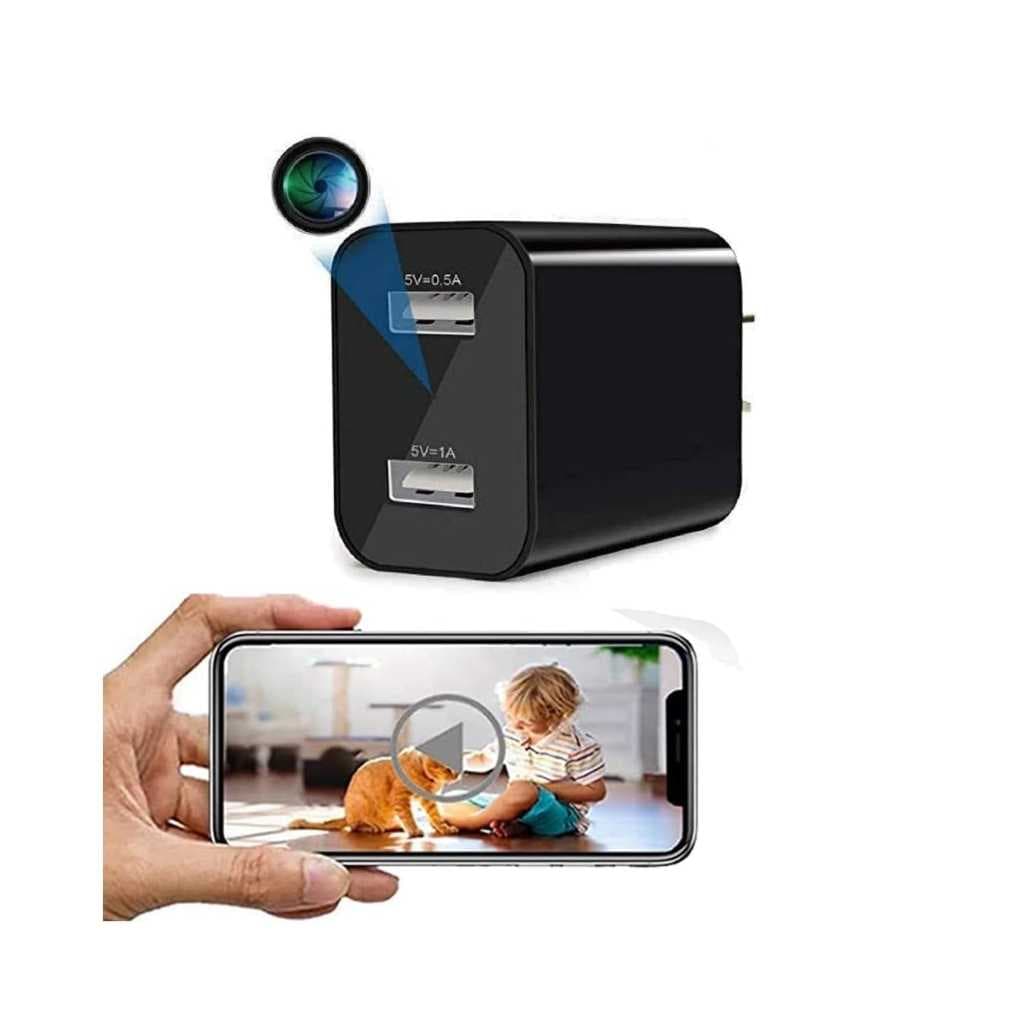 securinnov WiFi Dual USB Port Charger Security Camera 1080P