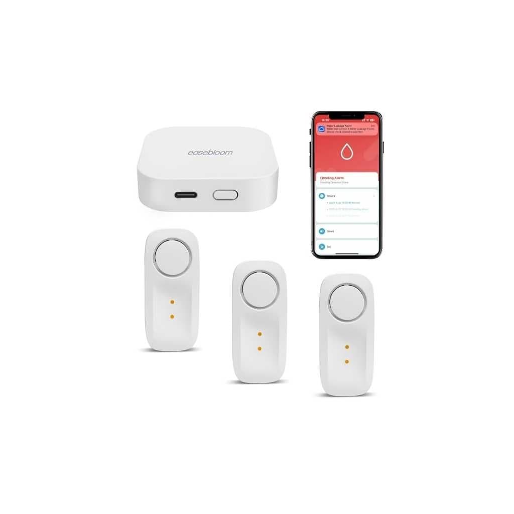 Upgraded Smart Water Leak Detector 3 Pack