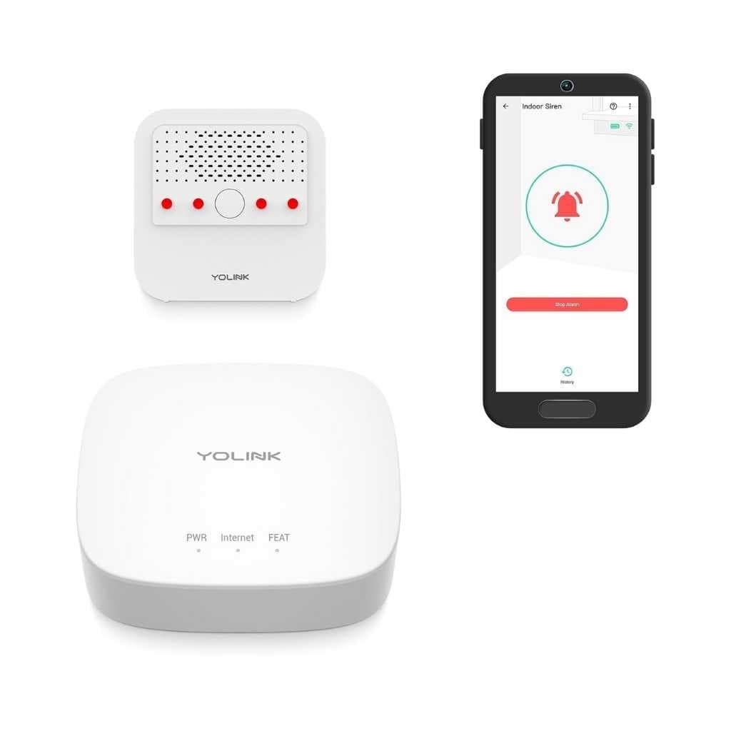 YoLink Smart Siren Alarm with Hub Included