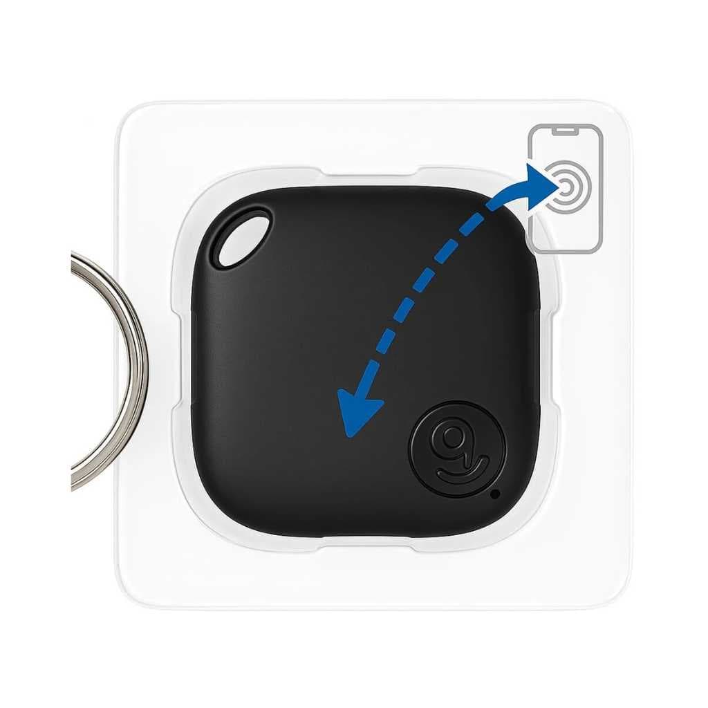 TeraaBliss GPS Tag Location Smart Tracker (Black)