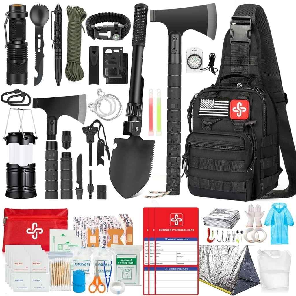 262PCS Survival Gear & Emergency Preparedness Kit