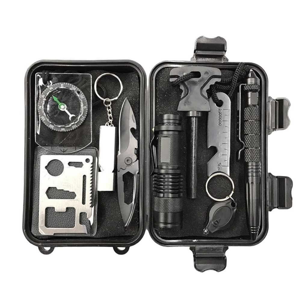 10PCS Outdoor Emergency Survival Kit