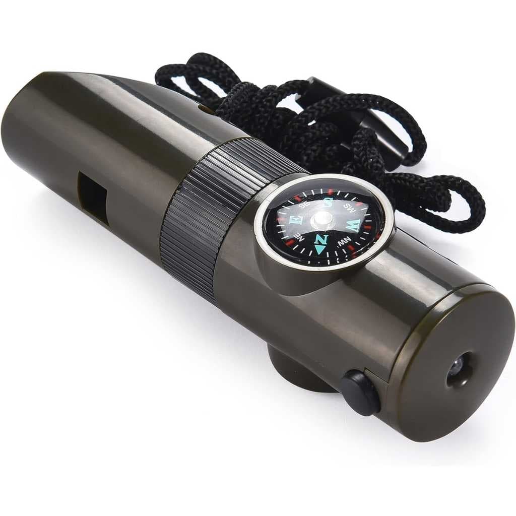 Emergency Survival Kit 7-in-1 Multi-Function Whistle